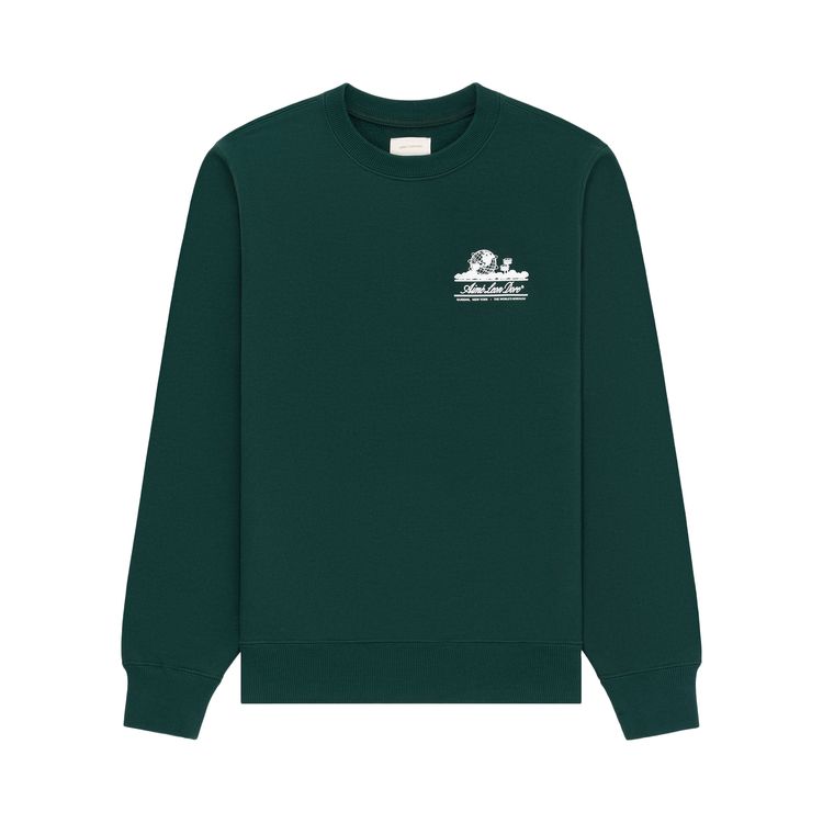 Aime Leon Dore Unisphere Crewneck Sweatshirt Botanical Green