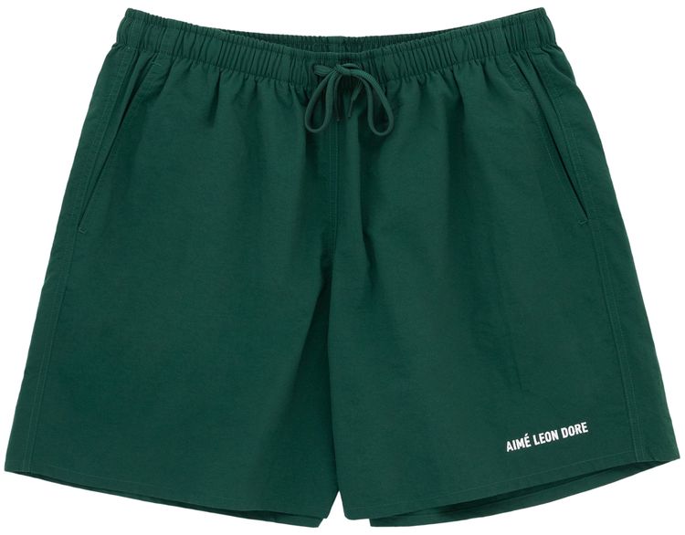 Aime Leon Dore Logo Swim Short Botanical Green