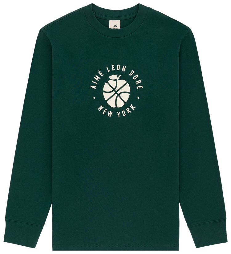 Aime Leon Dore x New Balance SONNY NY Long Sleeve Tee Rainforest