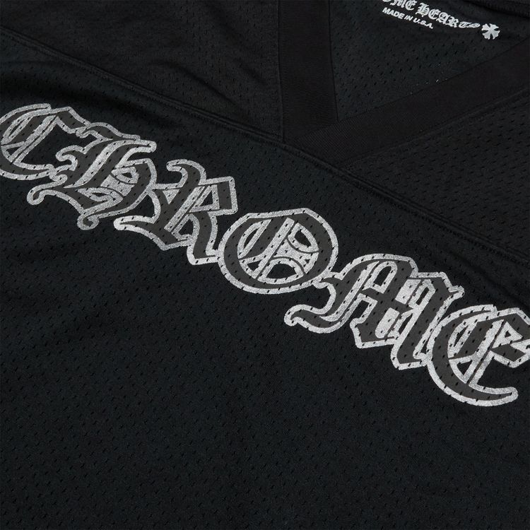 Chrome Hearts Stadium Mesh Long sleeve Jersey BlackGray