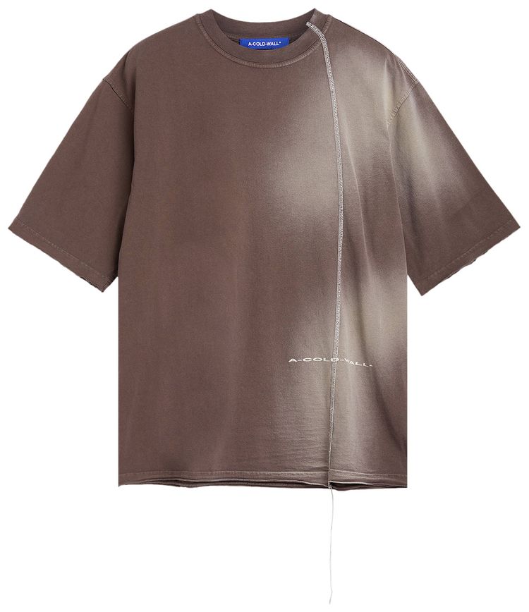 A Cold Wall Oxidise T Shirt Brown
