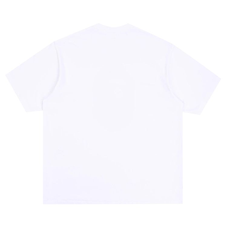BAPE College Monogram Ape Head Relaxed Fit Tee White