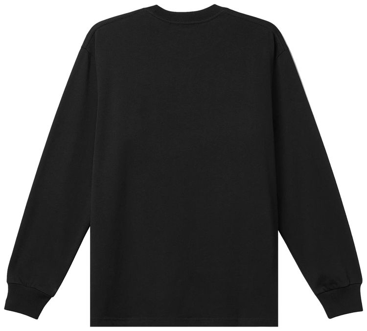 BAPE College Monogram College Relaxed Fit Long Sleeve Tee Black