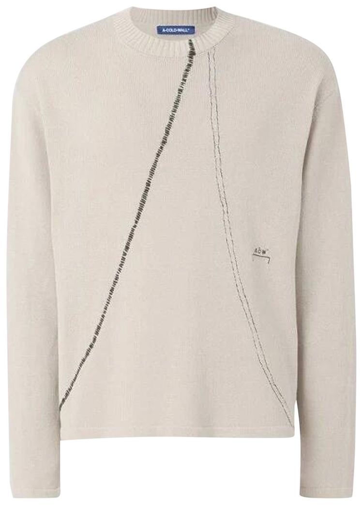 A Cold Wall Millbank Knit Sweater Beige