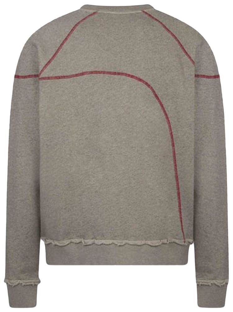 A Cold Wall Intersect Crewneck Sweatshirt Cement