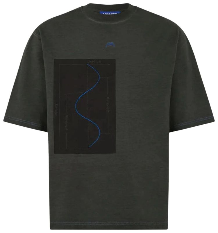 A Cold Wall Waveform T Shirt Black
