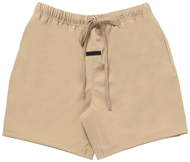 Fear of God Essentials Bonded Nylon Soccer Short Beige