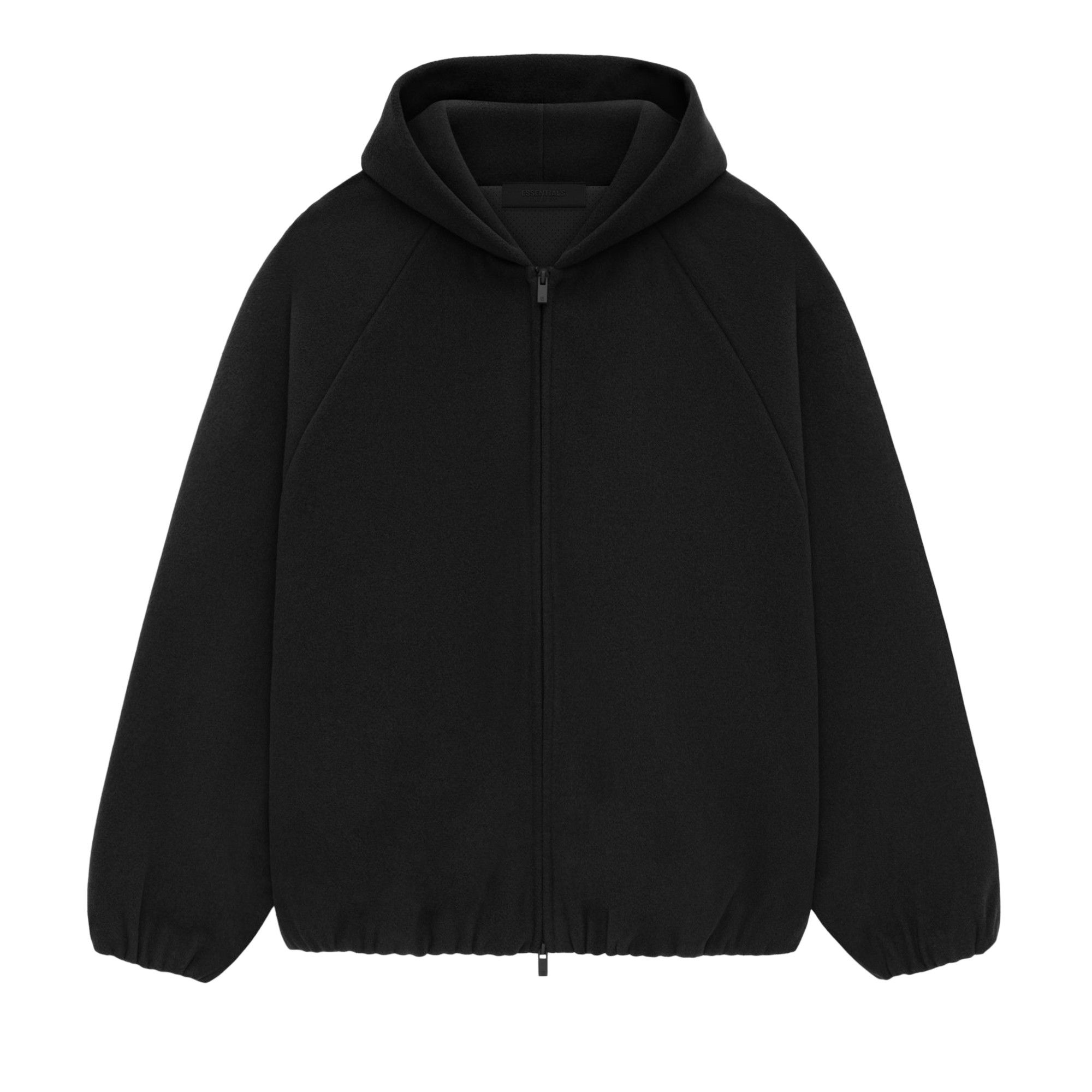 フリースジャケット FEAR OF GOD 24FW Black Logo Fleece HoodieZip-Up 192HO246240F 1497159_00.png.png