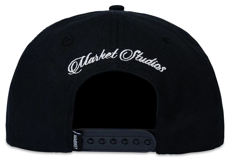 Market First Or Last 5 Panel Hat Black