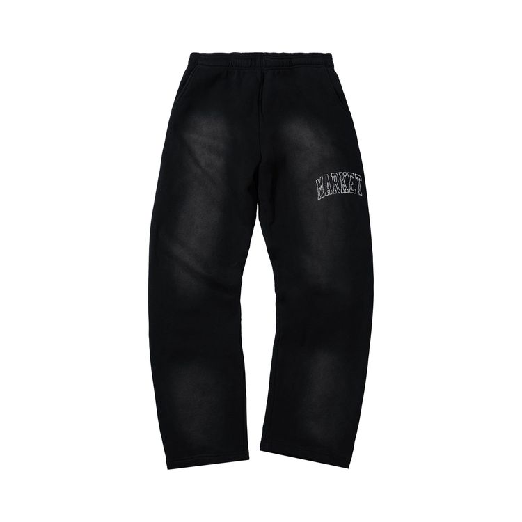 Market Static Arc Open Bottom Sweatpants Black