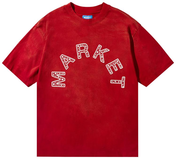 Market Starry Arc T Shirt Red