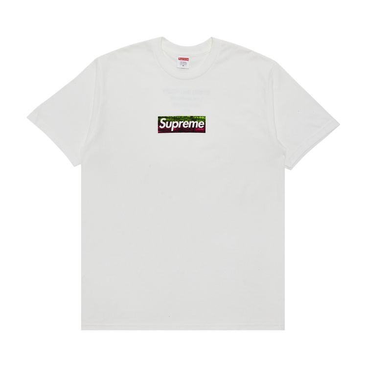 Supreme Los Angeles Fire Relief Box Logo Tee White