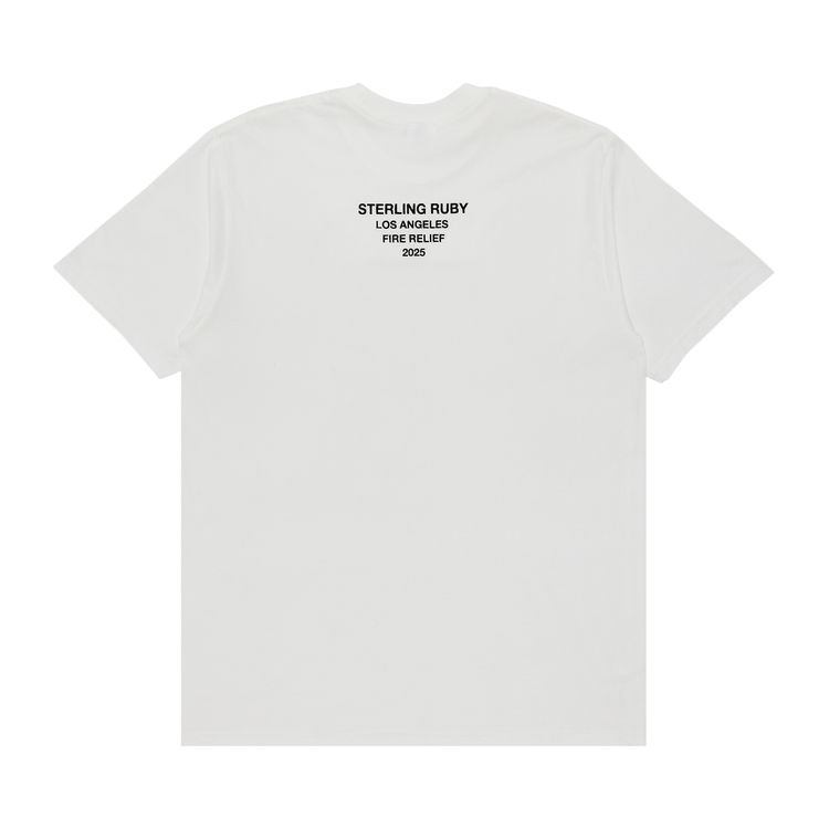 Supreme Los Angeles Fire Relief Box Logo Tee White