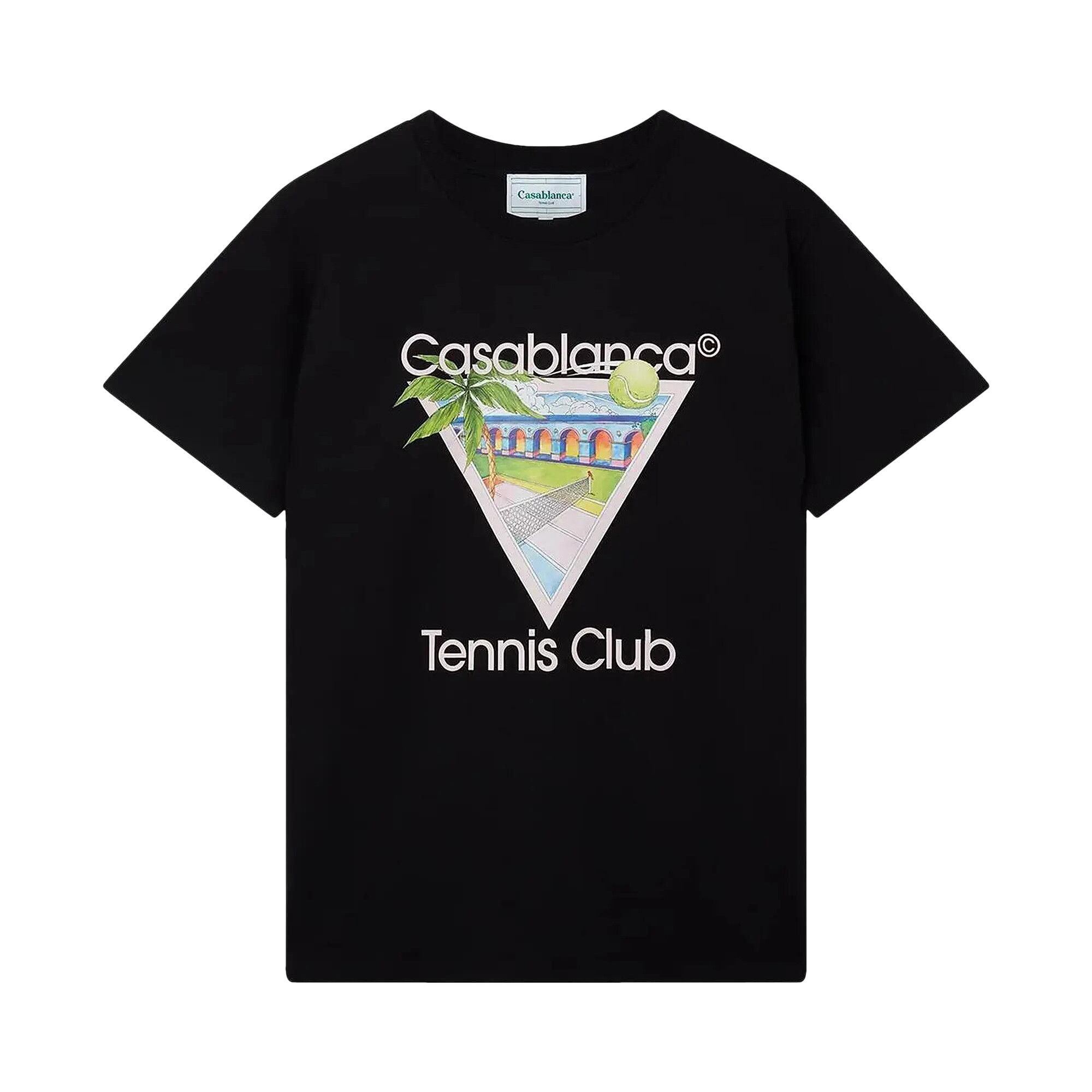 Casablanca｜TOPS (Tennis Club Icon Screen T-Shirt (UMPS Tennis Club Icon Screen T-Shirt | Casablanca Paris