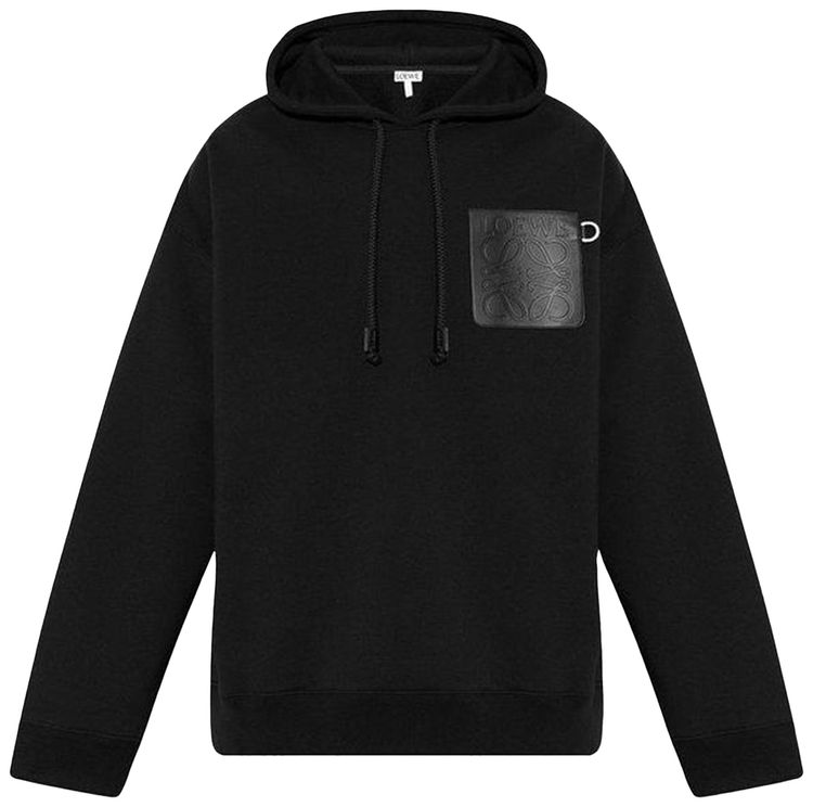 Loewe Relaxed Fit Hoodie Black
