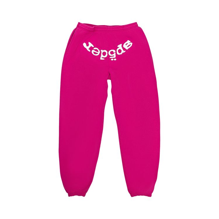 Sp5der Legacy Sweatpant PinkWhite