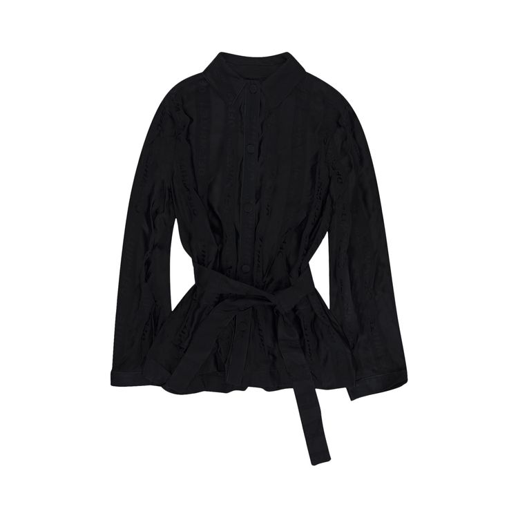 Off White Logo Print Baseball Short Sleeve Shirt Black