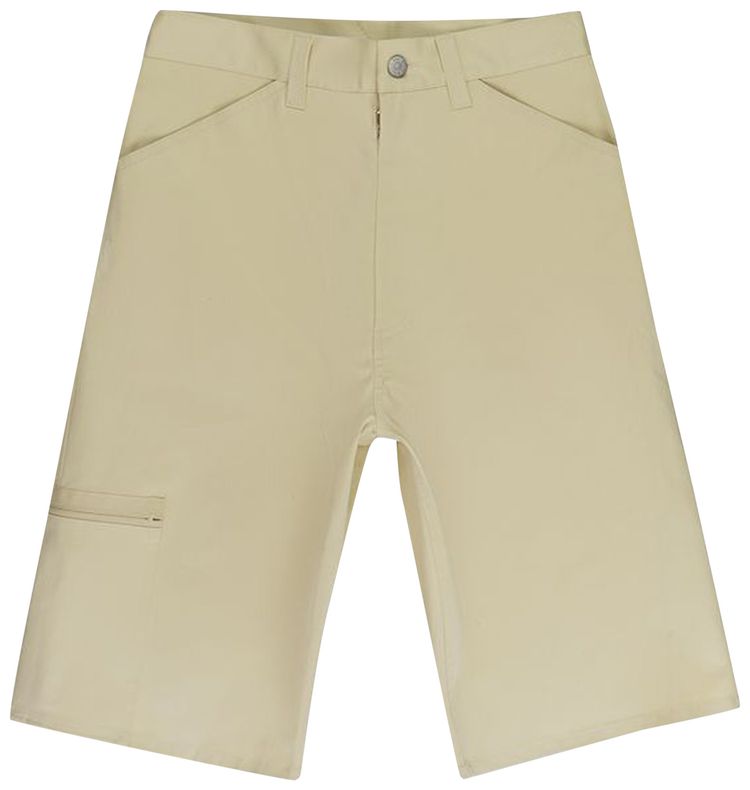MM6 Maison Margiela Skater Canvas Shorts Yellow