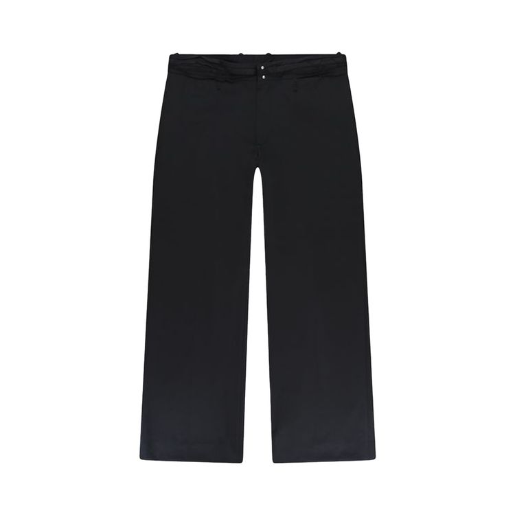 MM6 Maison Margiela Deconstructed Pants Black