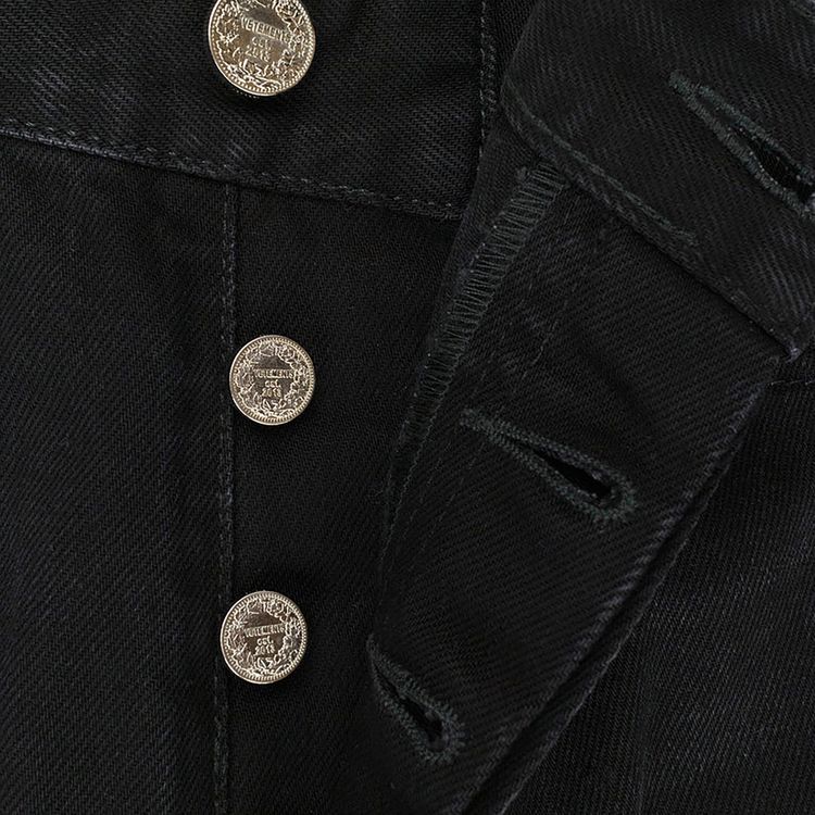 Vetements Plain Baggy Jeans Black