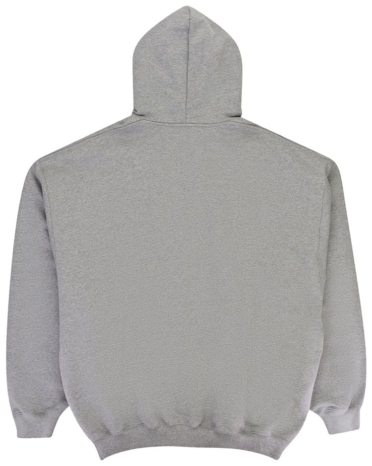 Vetements Paris Logo Hoodie Grey