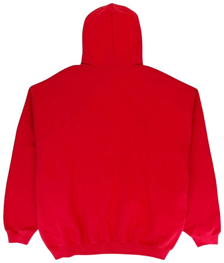 Vetements Paris Logo Hoodie Red