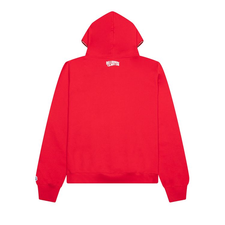 Billionaire Boys Club Hmu Zip Front Hoodie Red
