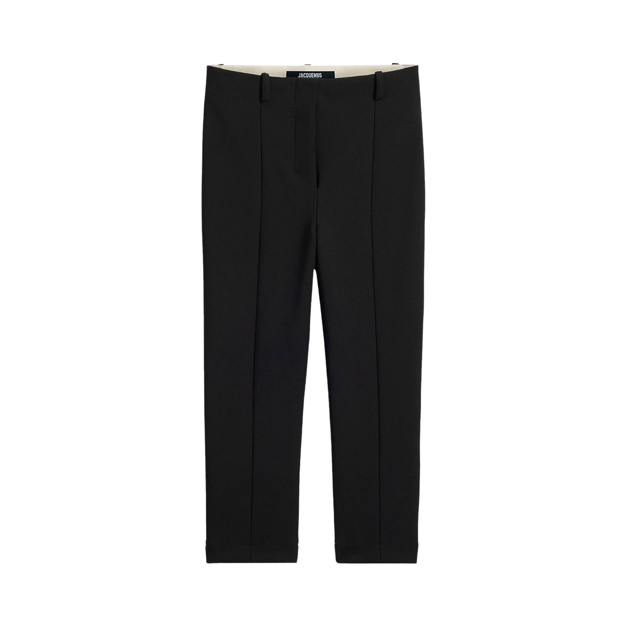 パンツ JACQUEMUS Women Straight Pants 251PA139 1717 990 Black Buy Jacquemus Le Pantalon Capri 'Black' - 251PA139 1717 990