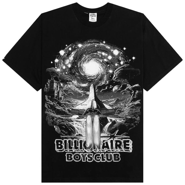 Billionaire Boys Club Gray Horizon Short Sleeve Tee Black