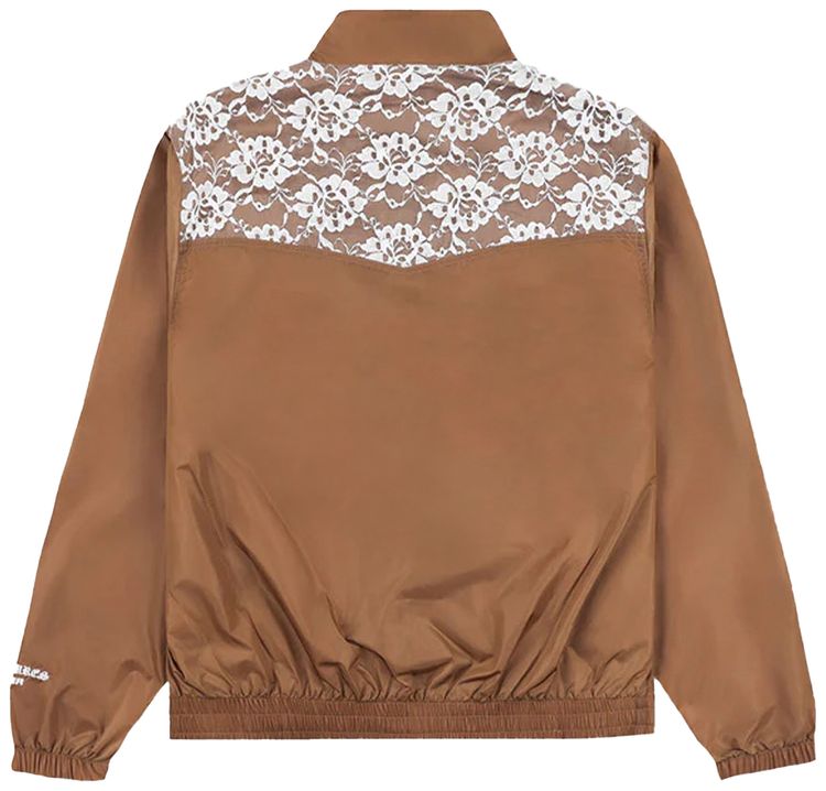 Pleasures Francesca Track Jacket Brown