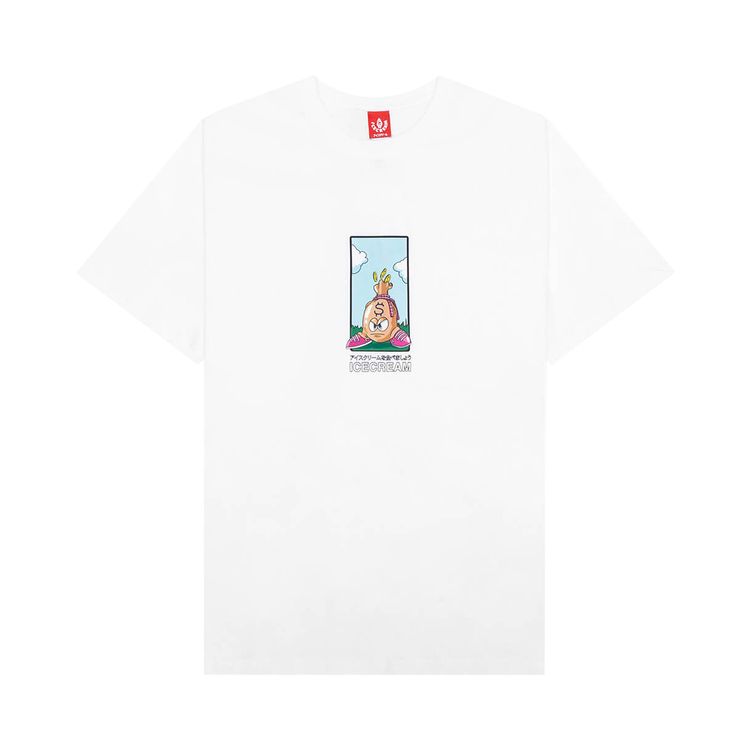 Icecream Bird Short Sleeve Tee White