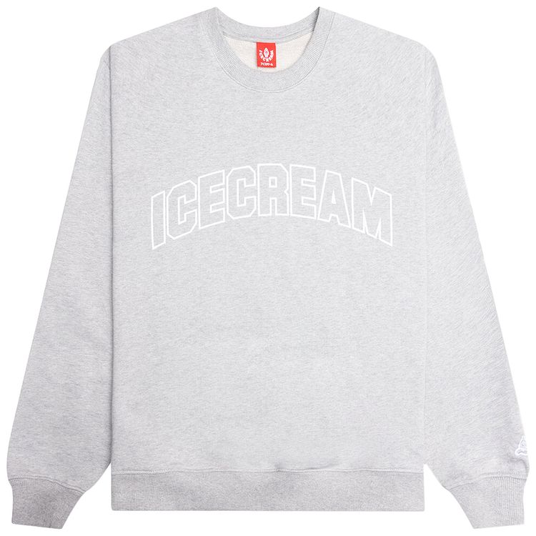 Icecream College Sweatshirt Heather Grey