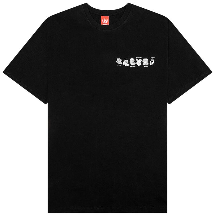 Icecream Currency Short Sleeve Tee Black
