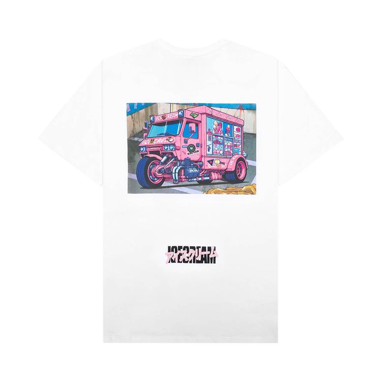 Icecream Cyber Truck Short Sleeve Tee White