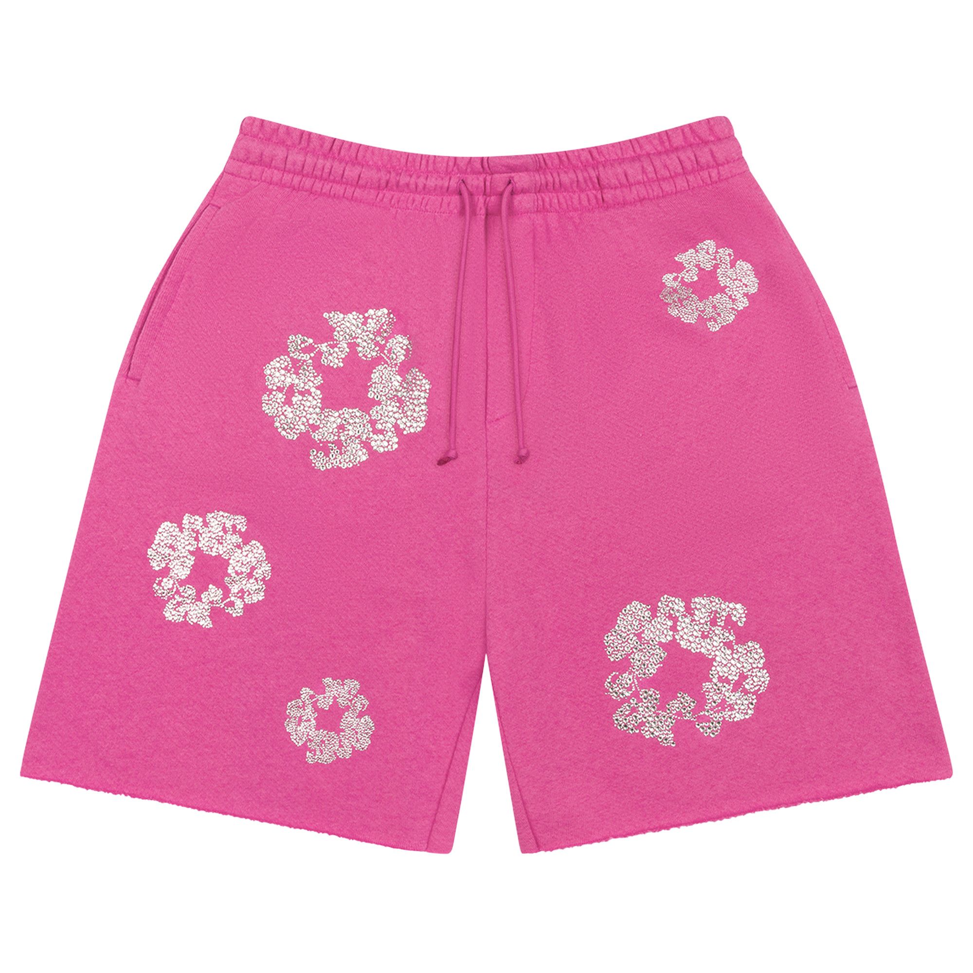 Buy Denim Tears Cashmere Swarovski Cotton Wreath Shorts