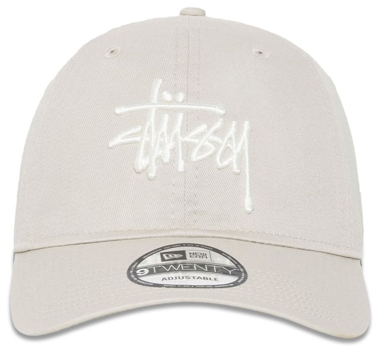 Stussy New Era 9TWENTY Basic Strapback Stone