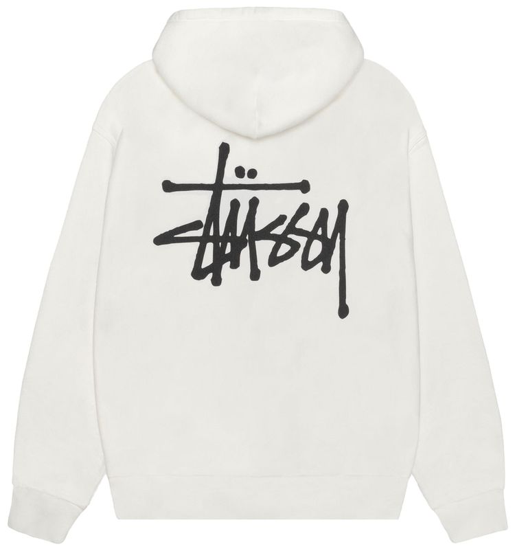 Stussy Basic Hoodie Pigment Dyed Natural