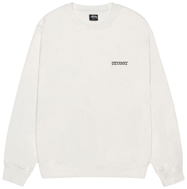 Stussy Jumbo Crew Pigment Dyed Natural