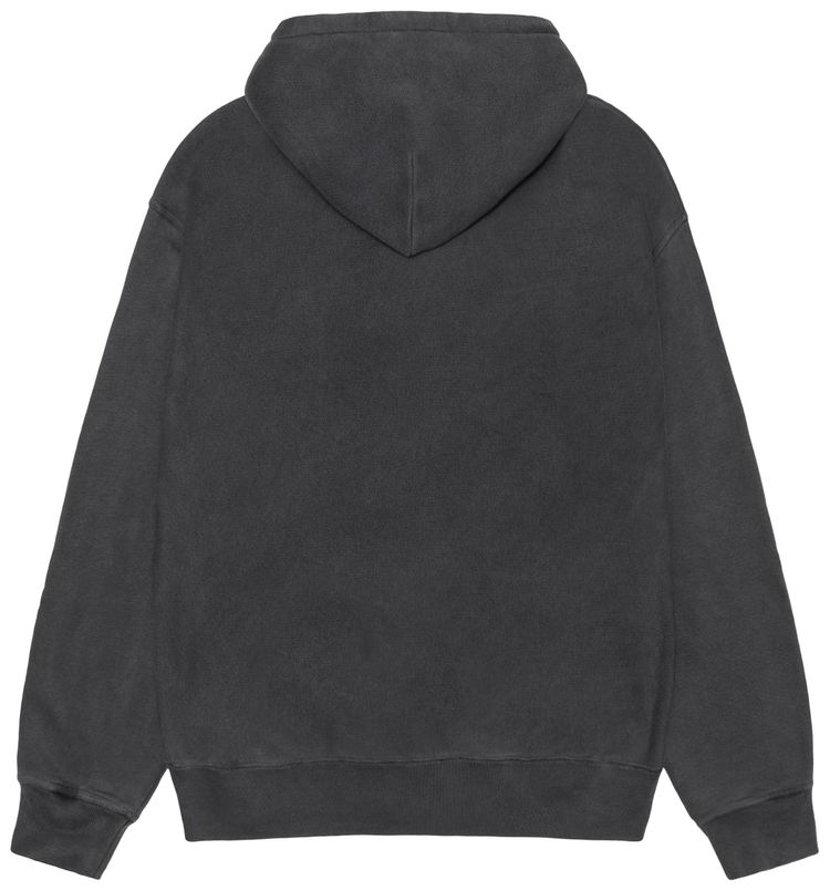 Stussy Jumbo Hoodie Pigment Dyed Black