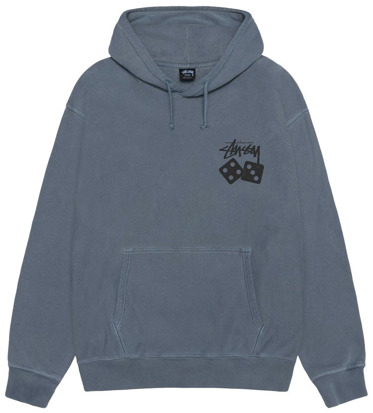 Stussy Dice Hoodie Pigment Dyed Navy