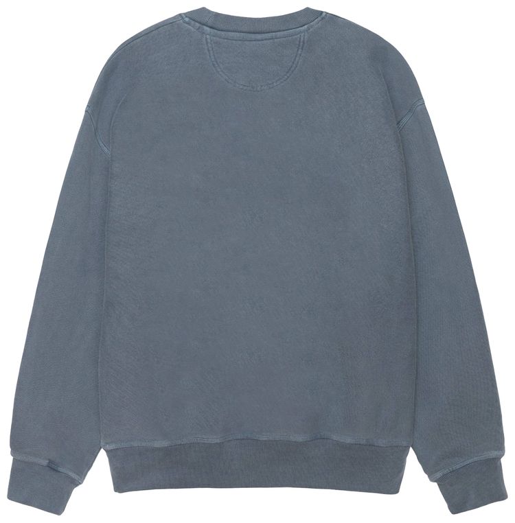 Stussy Jumbo Crew Pigment Dyed Navy