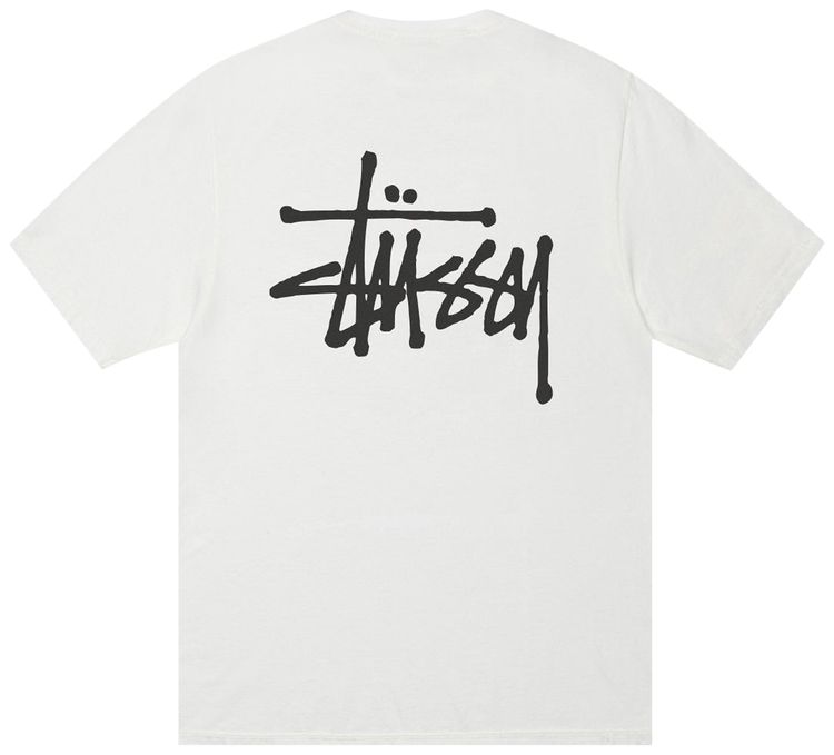 Stussy Basic Tee Pigment Dyed Natural
