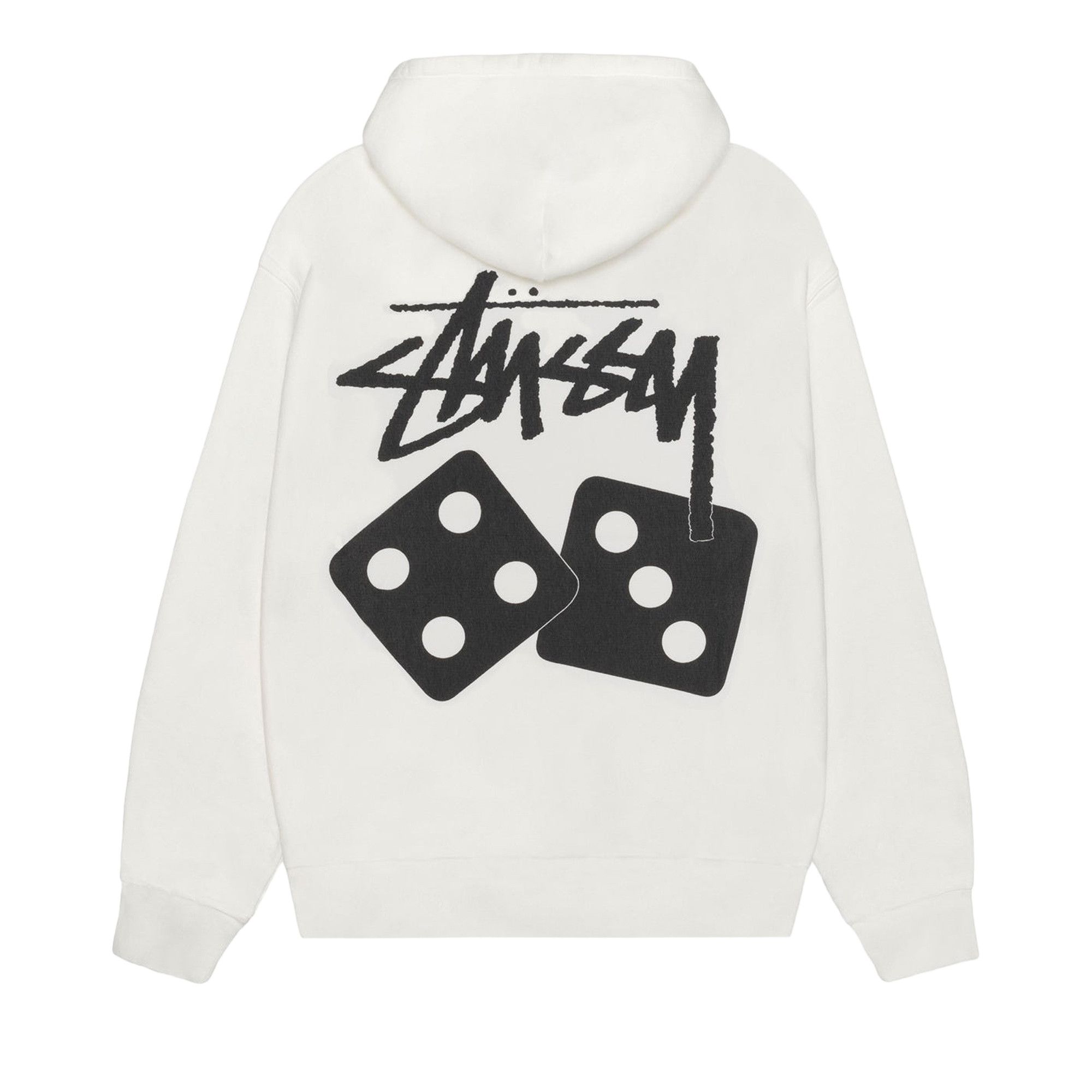 Buy Stussy Dice Zip Hoodie Pigment Dyed 'Natural' - 1975077 NATL