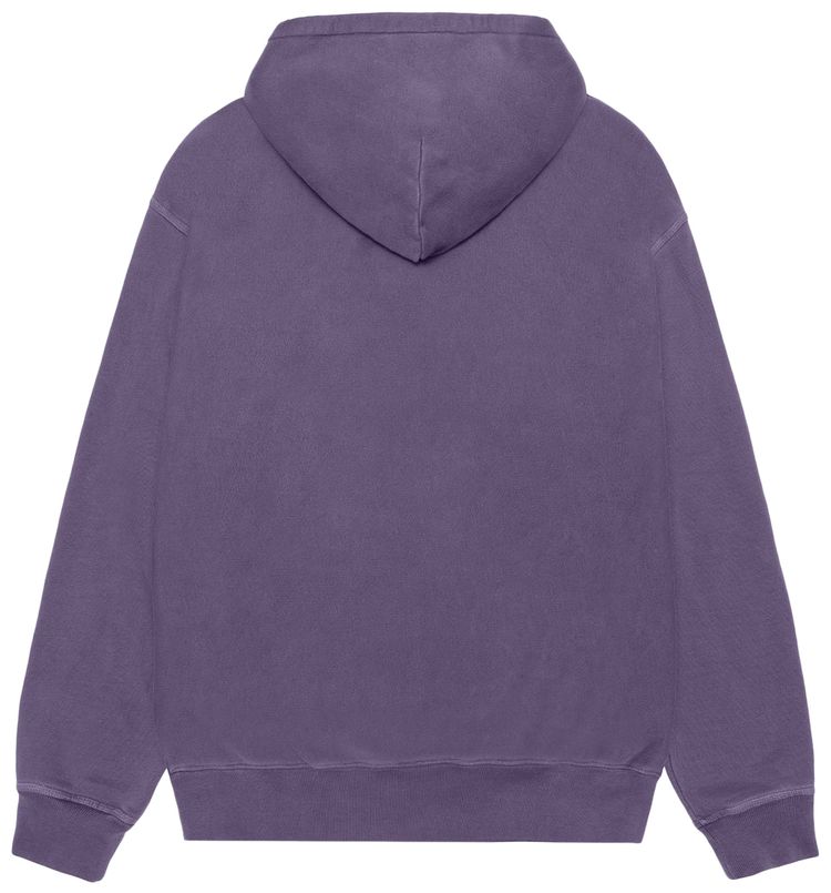 Stussy Jumbo Hoodie Pigment Dyed Grape