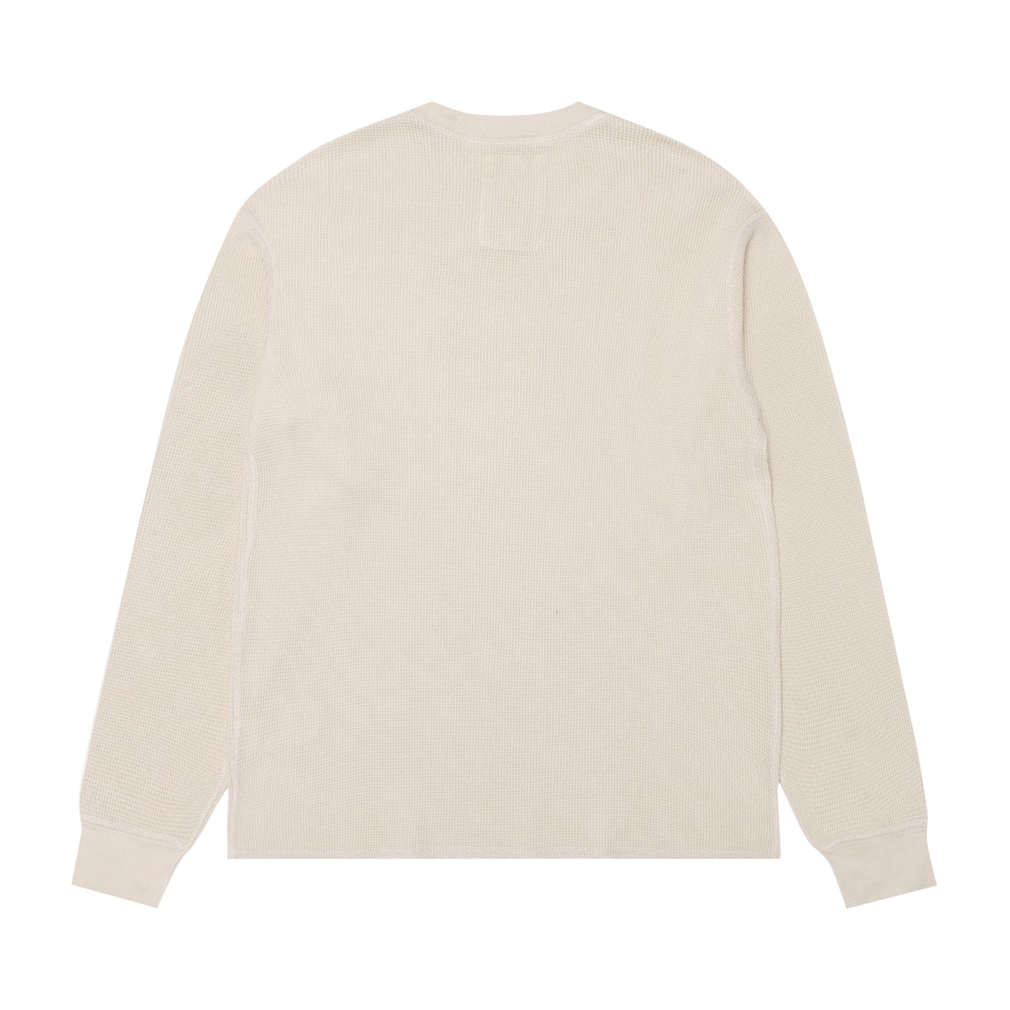 Buy Stussy Garment Dyed Long-Sleeve Thermal 'Bone' - 1140369