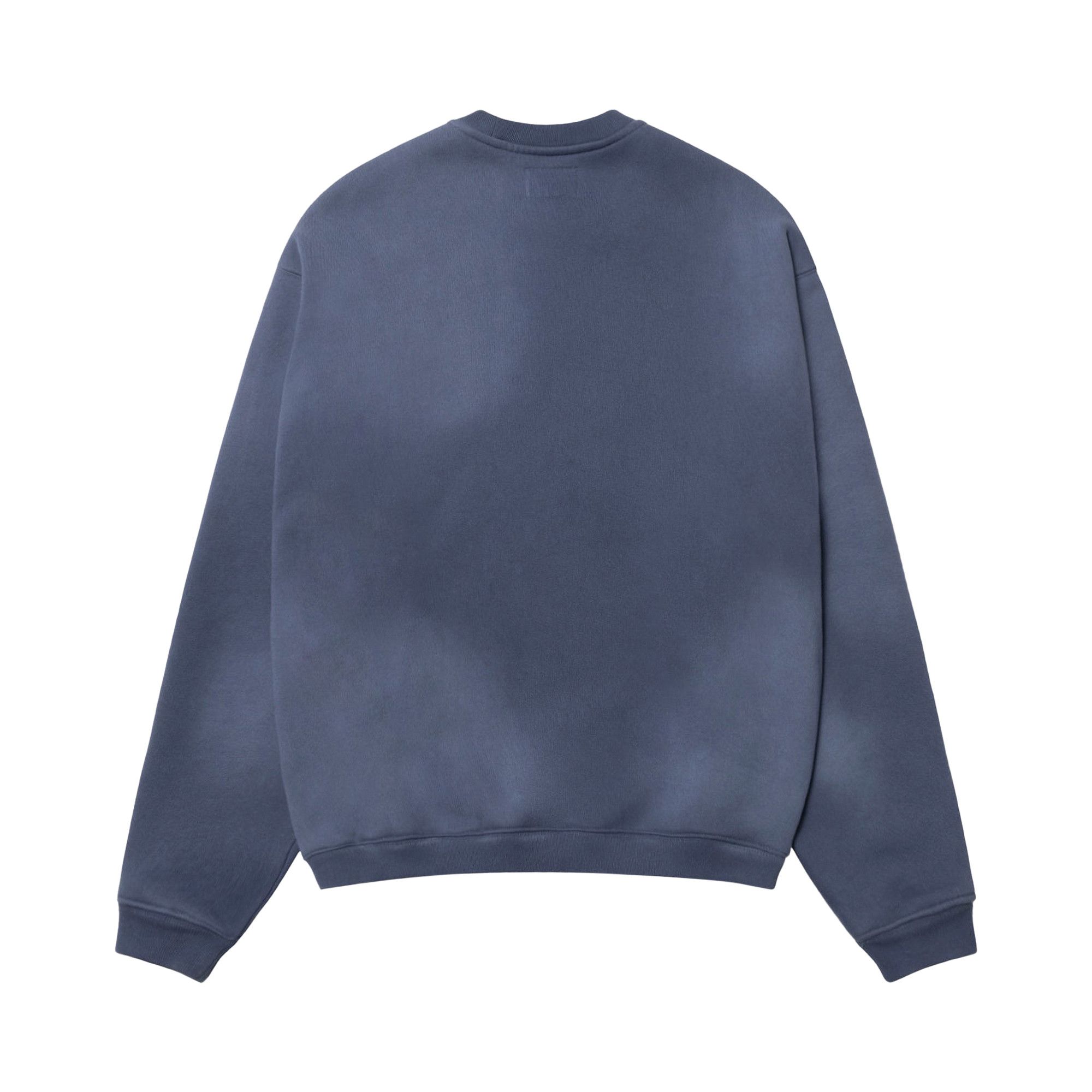 トップス Stussy STU APPLIQUE CREW Buy Stussy Stu Appliqué Crew 'Blue' - 118577 BLUE | GOAT