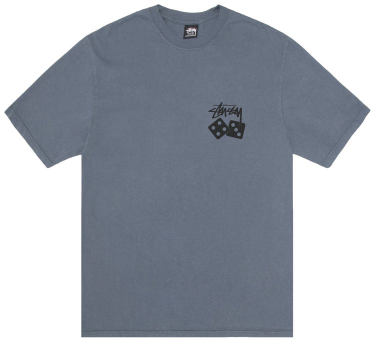 Stussy Dice Tee Pigment Dyed Navy