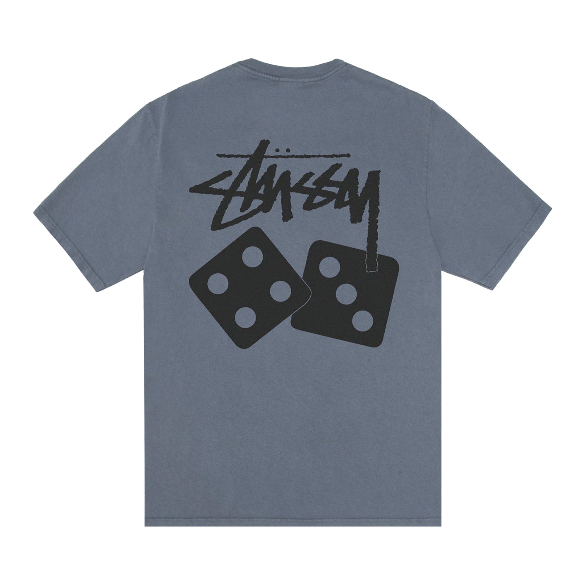 Buy Stussy Dice Tee Pigment Dyed 'Navy' - 1905077 NAVY | GOAT
