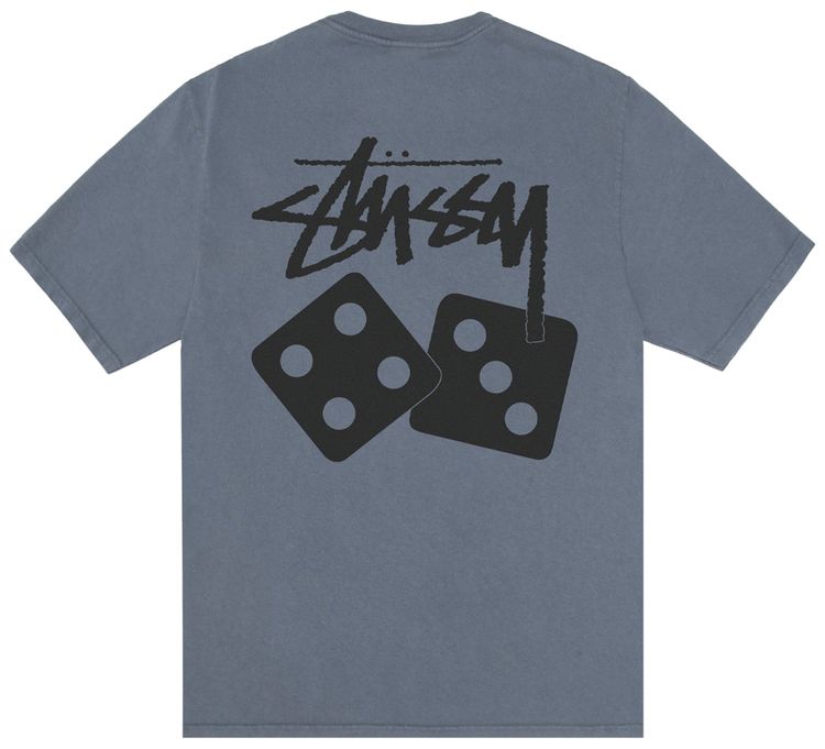 Stussy Dice Tee Pigment Dyed Navy