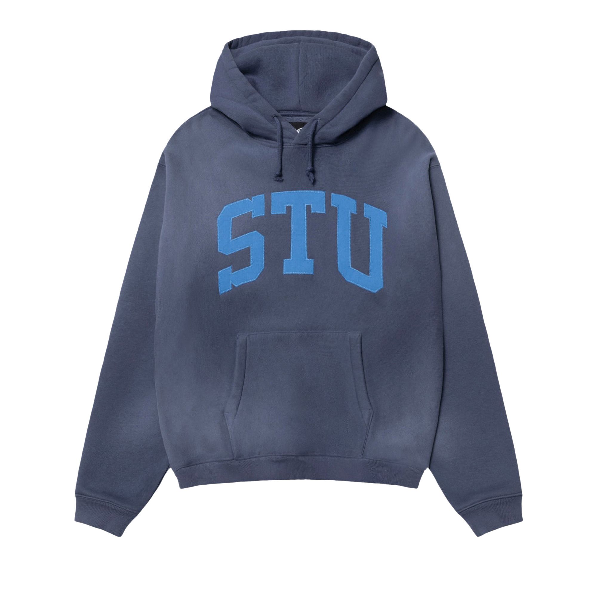 Buy Stussy Stu Appliqué Hoodie 'Blue' - 118578 BLUE | GOAT